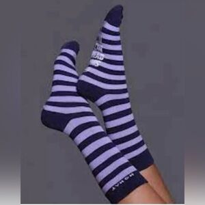MONAT Hair Minterrific Socks Light Dark Purple Stripes One Size Unisex NEW
A108